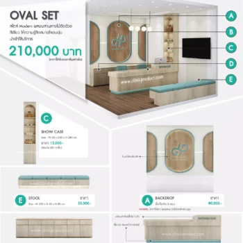 OVAL SET  สไตล์ Modern