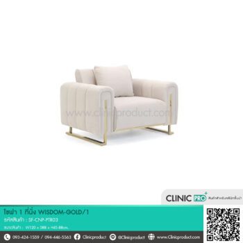 โซฟา 1 ที่นั่ง รุ่น WISDOM-GOLD/1